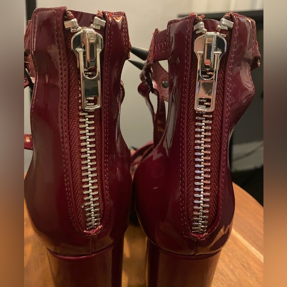 Dolls Kill Widow Spiked Pentagram Platform Sandals NWOT W10 - Picture 12 of 14